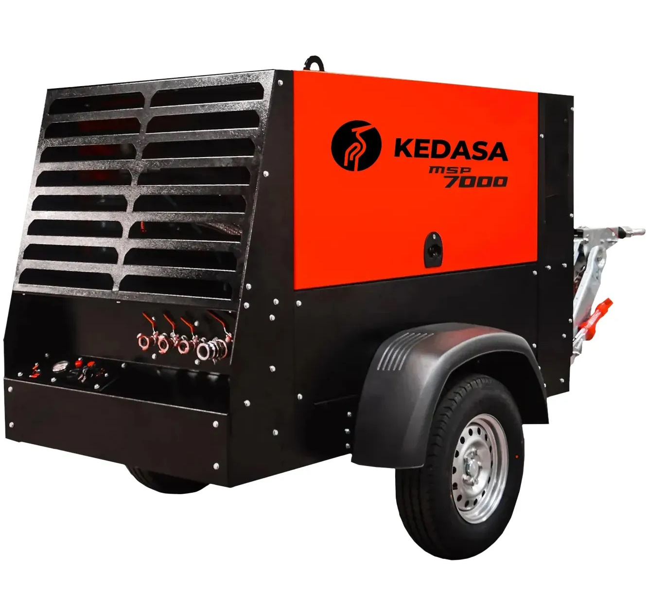 Передвижной дизельный компрессор Kedasa MSP 7000-7